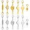 12Pcs Magnetic Necklace Clasps and Closures, Locking Magnetic Jewelry Clasps, Magnetic Necklace Extender, Necklace Clasp Helper for Necklaces, Bracelets and Jewelry